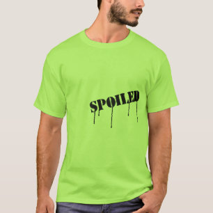 Dripping paint "Spoiled" T-shirt