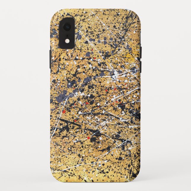 Dripping Pollock Style Inspired Pattern Case-Mate iPhone Case (Back)