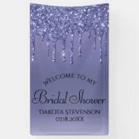 Dripping Purple Glitter | Lavender Icing Shower