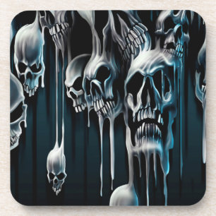 Dripping Skulls Coaster