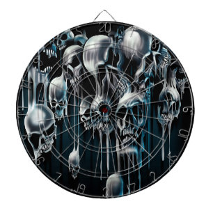 Dripping Skulls Dartboard