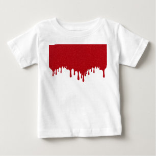 Dripping Tomato Red Baby Tee – Customisable