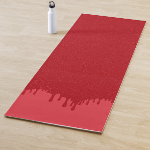 Dripping Tomato Red Yoga Mat – Customisable