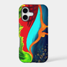 Drippy abstract shapes