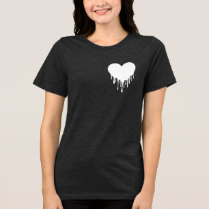 Drippy heart t-shirt Tri-Blend shirt