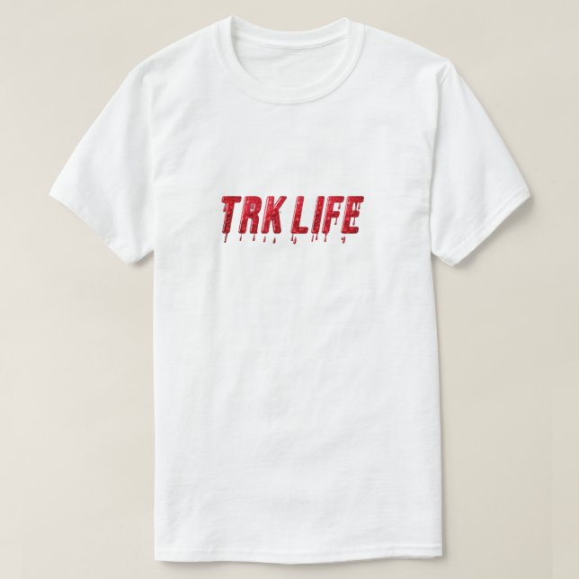 DRIPPY T.R.K RED LOGO TSHIRT (Design Front)
