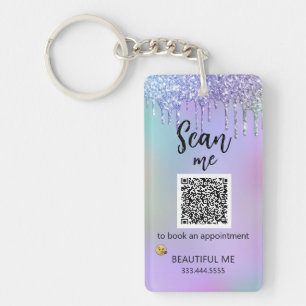 *~* Drips AP36 QR Promo Beauty Acrylic  Key Ring