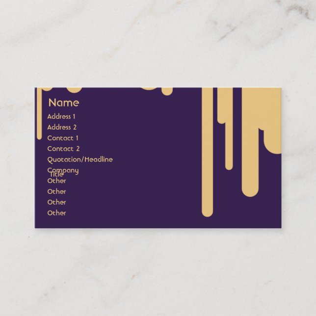 Drips - Business Card (Front)