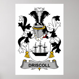 Driscoll Family Crest Poster