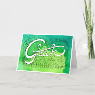 Dritte Regel der Gelassenheit – GLÜCK Faltkarte Thank You Card