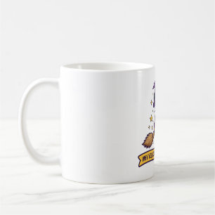 Drive A Stick Funny Witch Halloween Typography Coffee Mug