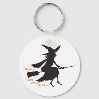 Drive a Stick Key Ring