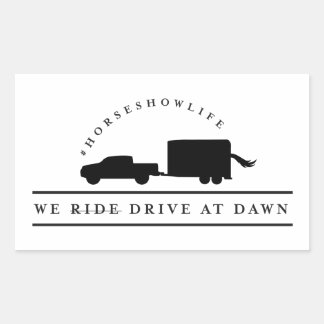 Drive at Dawn Sticker