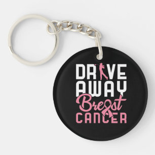 Drive Away Breast Cancer Key Ring