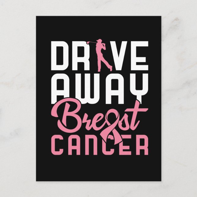 Drive Away Breast Cancer Postcard (Front)