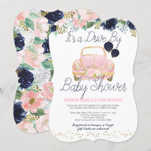 Drive By Baby Shower Parade Invitation