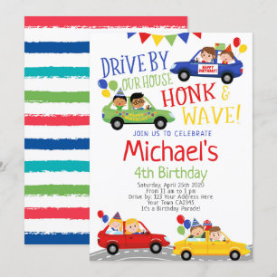 Drive By, Birthday Parade Invitation
