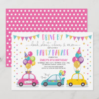 Drive By Birthday Parade Quarantine Party Girl