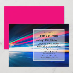 Drive By Birthday Party Invitation