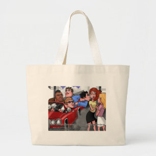 Drive By Hickey Gangs Funny Tees Mugs & Gifts Large Tote Bag