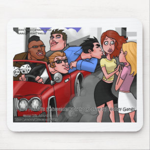 Drive By Hickey Gangs Funny Tees Mugs & Gifts Mouse Mat