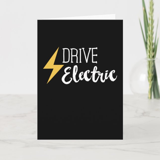 Drive Electric - EV Cars Vehicle Gift Card (Front)