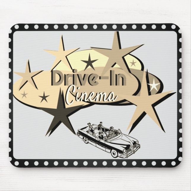 *Drive-In Cinema* Logo Mousepad (Front)