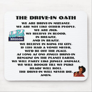 Drive-In Oath Mousepad