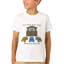 Drive-In Puppet Show Kids t-shirt
