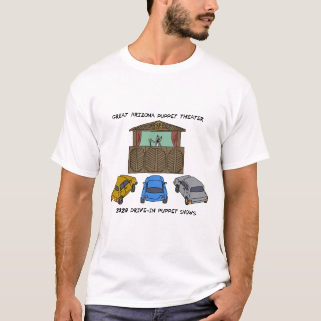 Drive-In Puppet Theater Men shirt (Front)