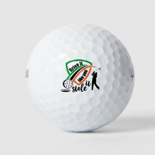 Drive It Like You Stole It – Bold Golf Quote Balls