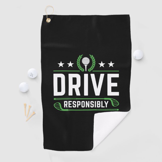 Drive Responsibly Golf Towel (InSitu)