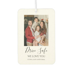 Drive Safe Custom Photo Car Air Freshener