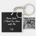 Drive Safe - Custom Photo, Message, and Initial Key Ring<br><div class="desc">The "Drive Safe I Love You" Keychain with a Custom Photo with Initials is a heartfelt and personalised gift, ideal for your boyfriend, husband, dad, brother, or the man you love. This thoughtful keychain allows you to add cherished photos and initials, making it a meaningful keepsake to remind your loved...</div>