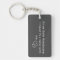 Drive Safe Grey keychain