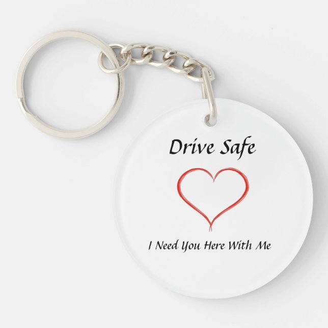 Drive Safe Keychain (Front)