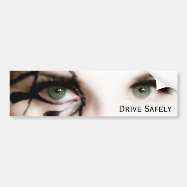 Drive Safely Bumper Sticker (Front)