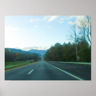 Drive Through Western North Carolina Poster