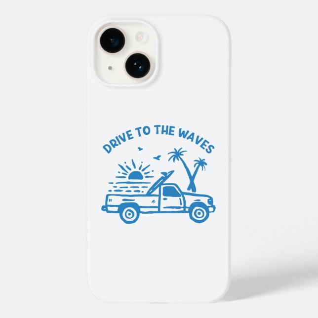 Drive to the Waves Case-Mate iPhone Case (Back)