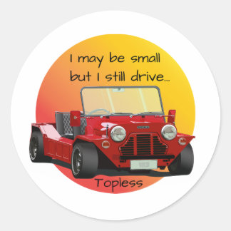 Drive Topless Sticker