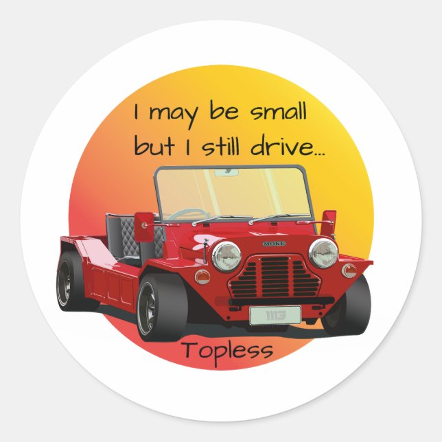 Drive Topless Sticker (Front)
