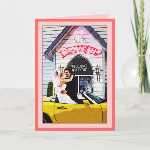 Drive Up Wedding Announcement