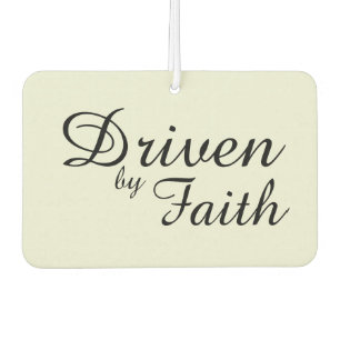 Driven by Faith Christian Safe Travels Car Air Freshener