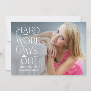 Driven Grad Editable Colour Graduation Invitation