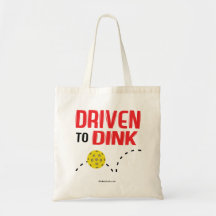 "Driven to Dink" Pickleball Tote Bag