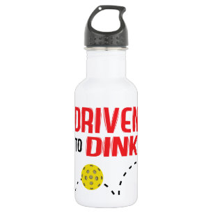 "Driven to Dink" Pickleball Water Bottle