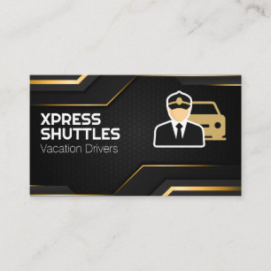 Driver and Automobile Logo Business Card