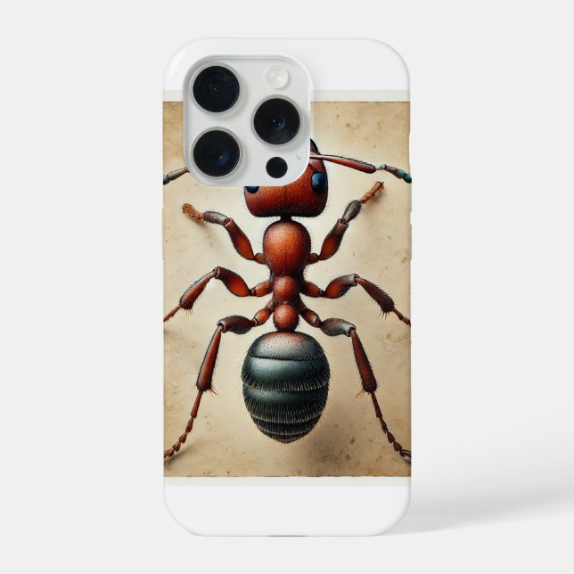 Driver Ant Dorylus 061124IREF223 - Watercolor iPhone Case (Back)
