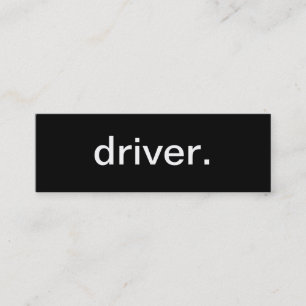 Driver Business Card