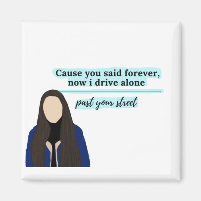 driver license  by olivia rodrigo magnet (Front)